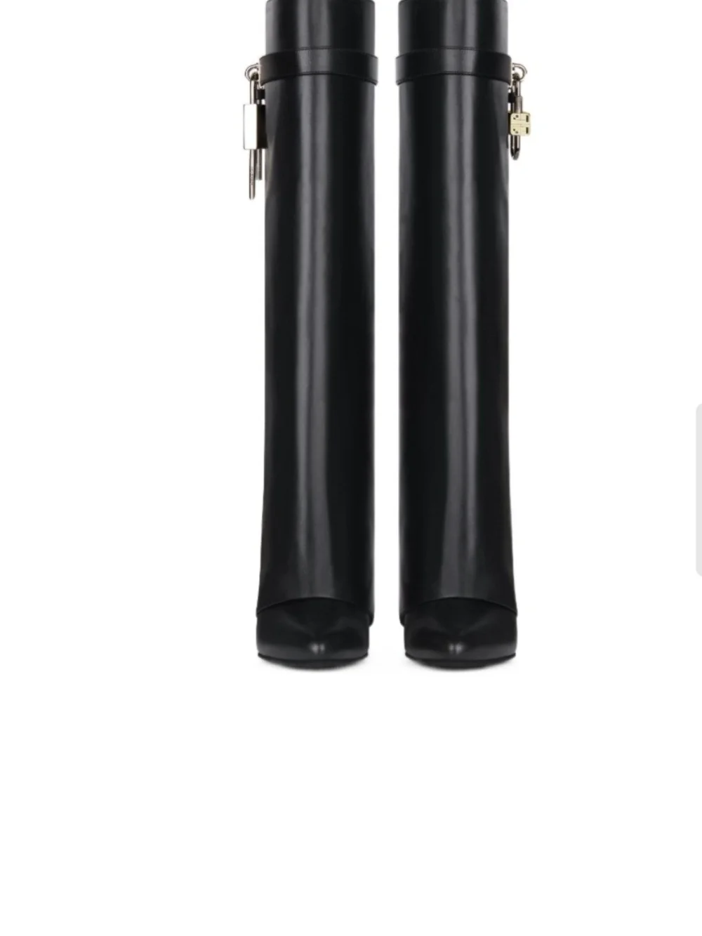 Givenchy Shark Lock  Boot with Gold Padlocks